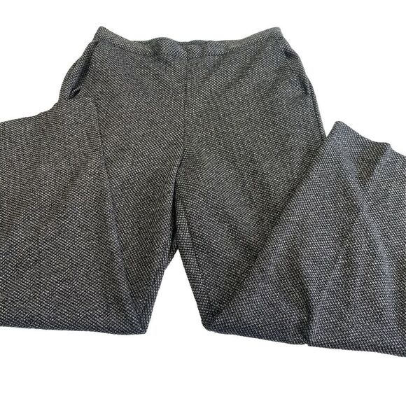 Alfred Dunner Pull-On Pants Women  Size 10P Gray elastic waist knit pants Pocket - Picture 1 of 15